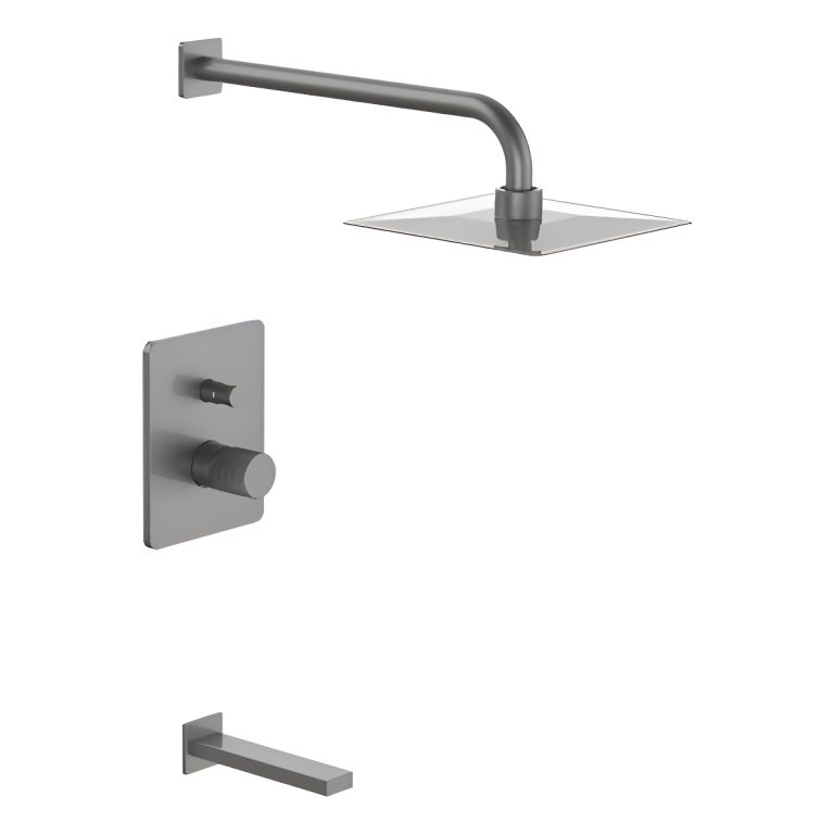 Grifería Piazza Lounge Art Ducha Emb C/t Grafito 10906gf