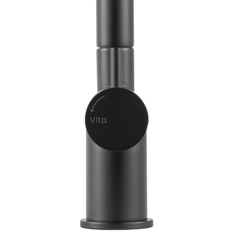 Grifería de cocina Peirano Vita black con purificador 22-178N negra - Imagen 6