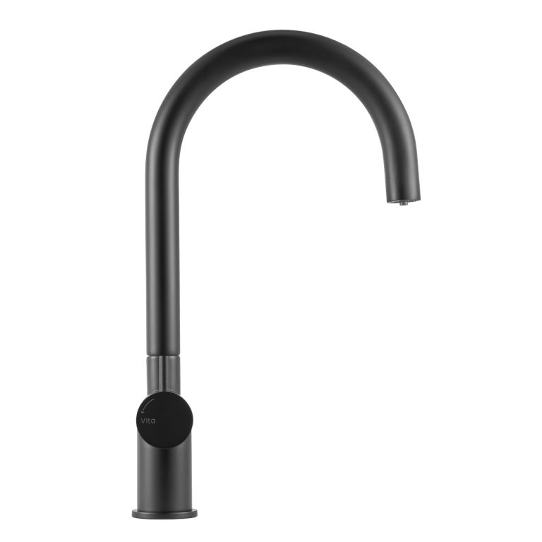Grifería de cocina Peirano Vita black con purificador 22-178N negra - Imagen 5