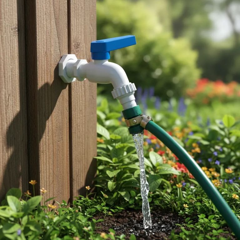 Canilla Fv Esférica para patio 0441-19 Plástica - Imagen 2