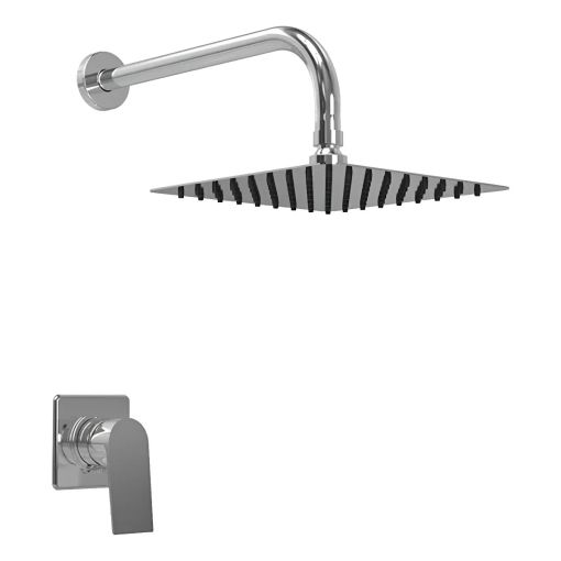 Griferia Hidromet Raptor Ducha Embutir Sin Trasferencia Cromo 9404CRCR