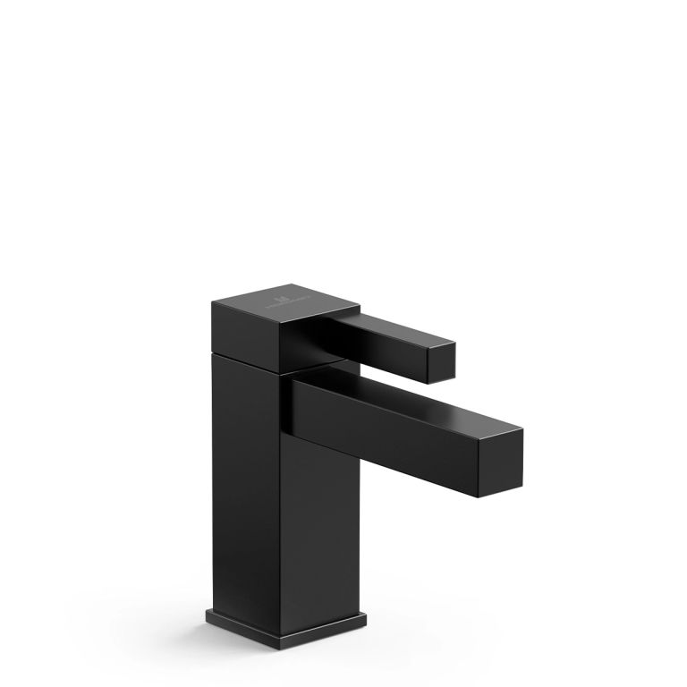 Griferia Hidromet One Block Black Lavatorio bajo Black Negro