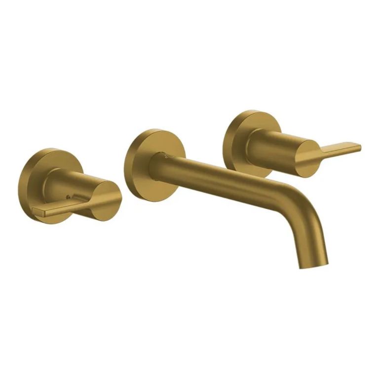 Griferia FV Mauna Brushed Brass Lavatorio de Pared 0203/G8-BB