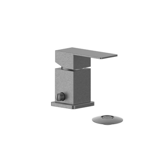 Griferia Bidet con transferencia Piazza Cube Grafito 11104GF