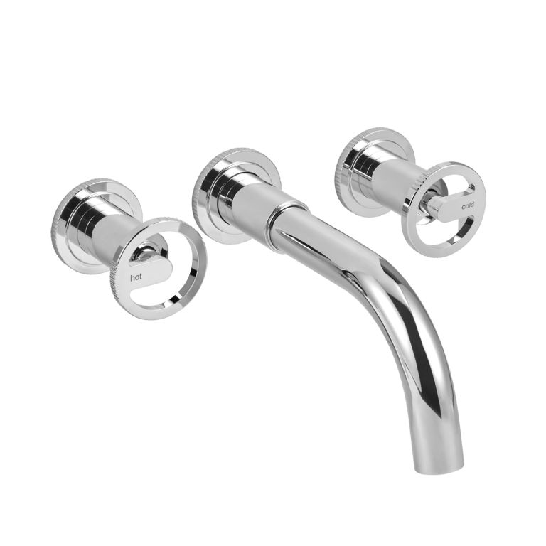 Griferia Lavatorio Pared Peirano Pulse Cromo 62-175