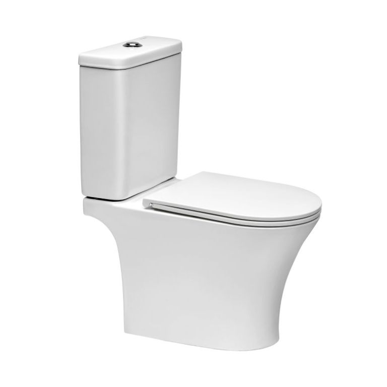 Set Piazza Abruzzo Inodoro Largo Mochila con Depósito Dual y Asiento Cierre Suave B0700