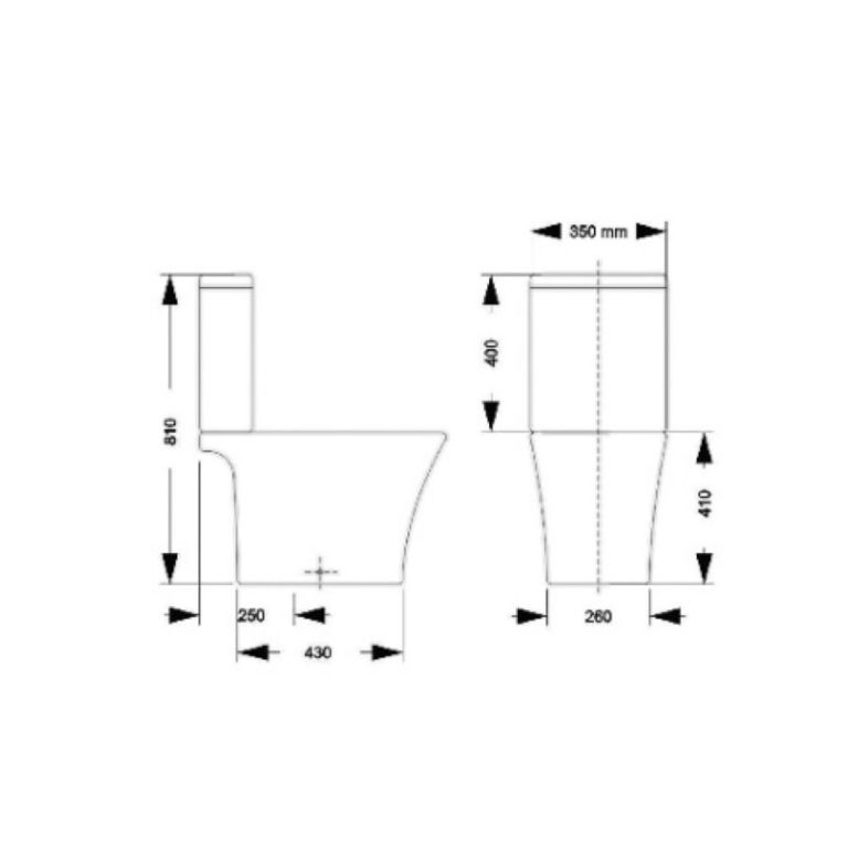 Set Piazza Abruzzo Inodoro Largo Mochila con Depósito Dual y Asiento Cierre Suave B0700 - Imagen 2