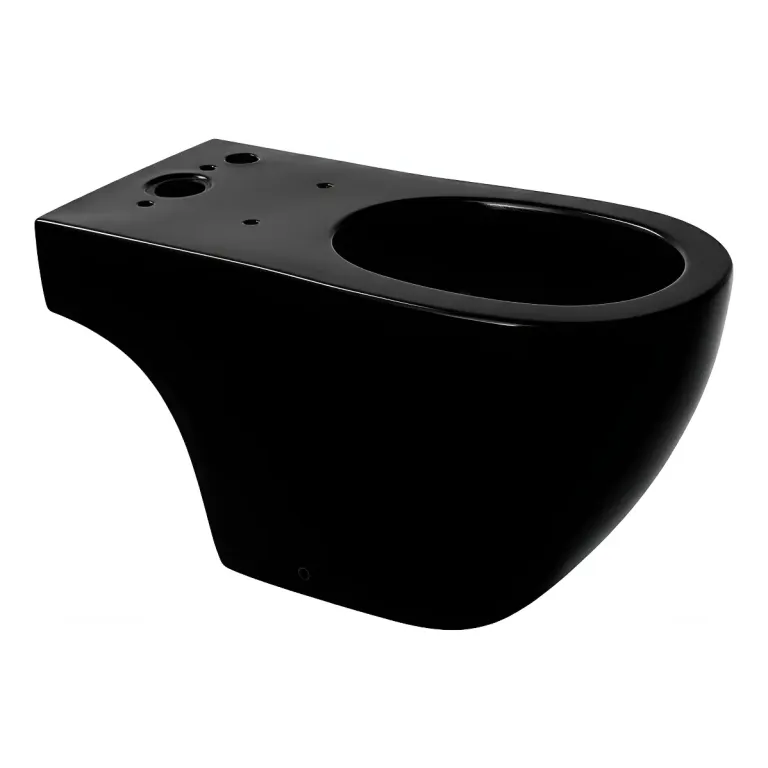 Inodoro Largo Ferrum Fontana Negro Satinado IOLQ2-NS