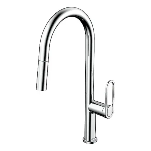 Grifería De Cocina Vasser Jaspe Touch Monocomando Cromo 31/2302.E