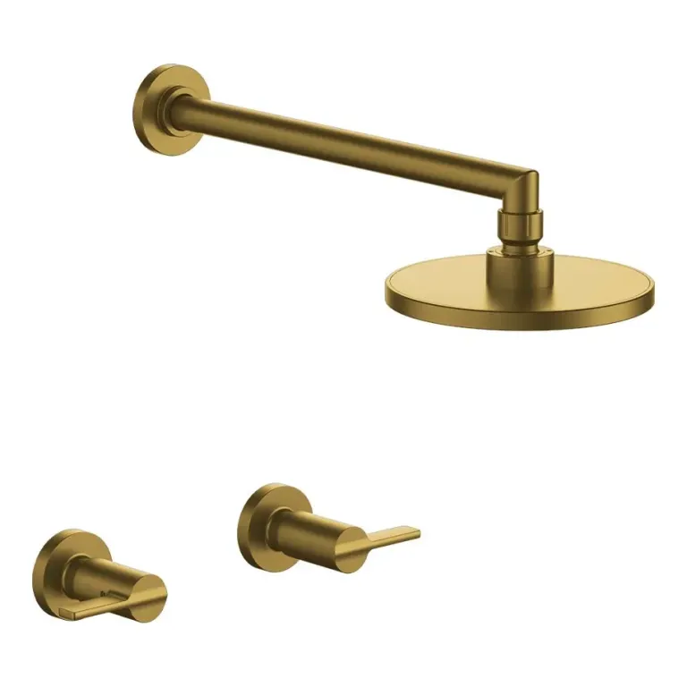 Griferia FV Mauna Brushed Brass ducha de embutir sin transferencia 0109/G8-BB