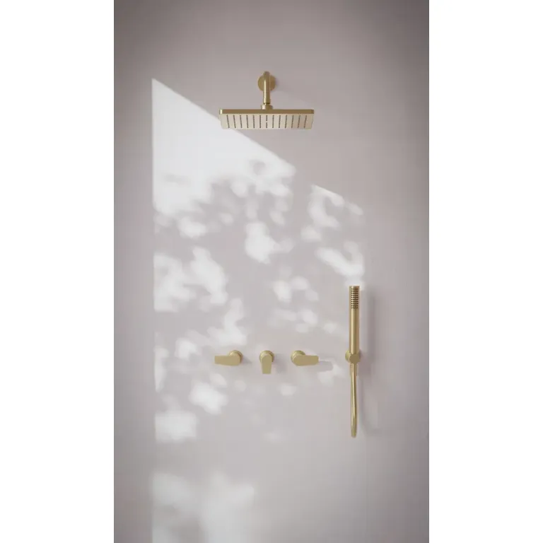 Griferia Ducha con duchador Baño Vasser Zafiro Dorado 12/1151.DO - Imagen 2