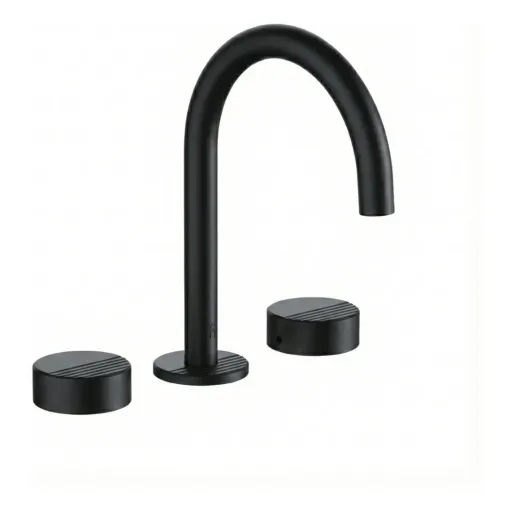 Griferia FV Grip Lavatorio Mesada Negro 0207/L8-NG