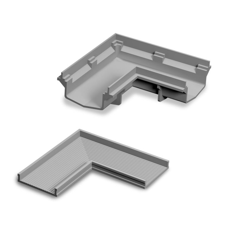 Esquinero Atrim Infinity de ABS 20x20x6,3 cm EDIABS200 - Imagen 2