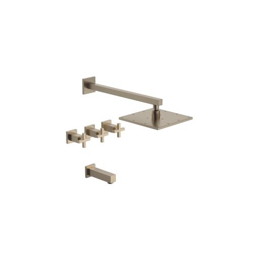 Grifería Fv Dominic Cruz Ducha Con Transferencia Brushed Brass 0103R/85-BB