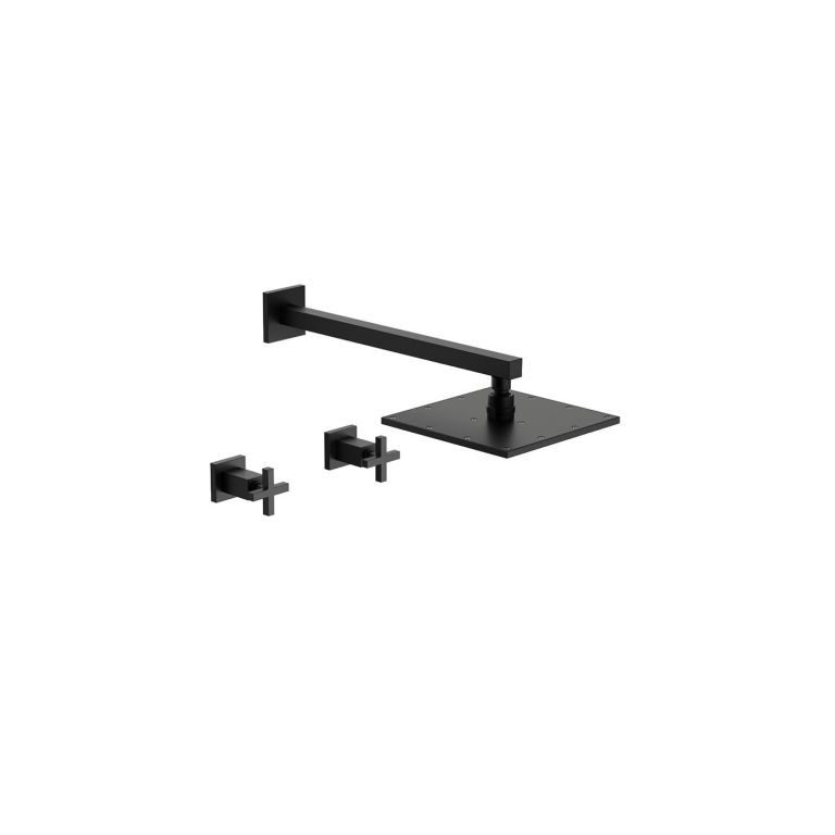 Griferia Fv Dominic Cruz Ducha Sin Transferencia Negro 0109R/85-BK