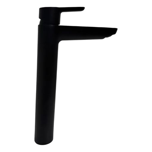 Grifería Fv Puelo Monocomando Lavatorio Alto Cierre Cerámico Negro 0181.02/B5-NG