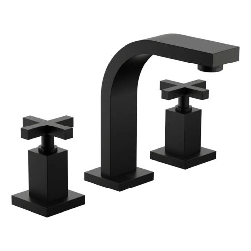 Griferia Fv Dominic Cruz Lavatorio Mesada Negro 0207R/85-BK