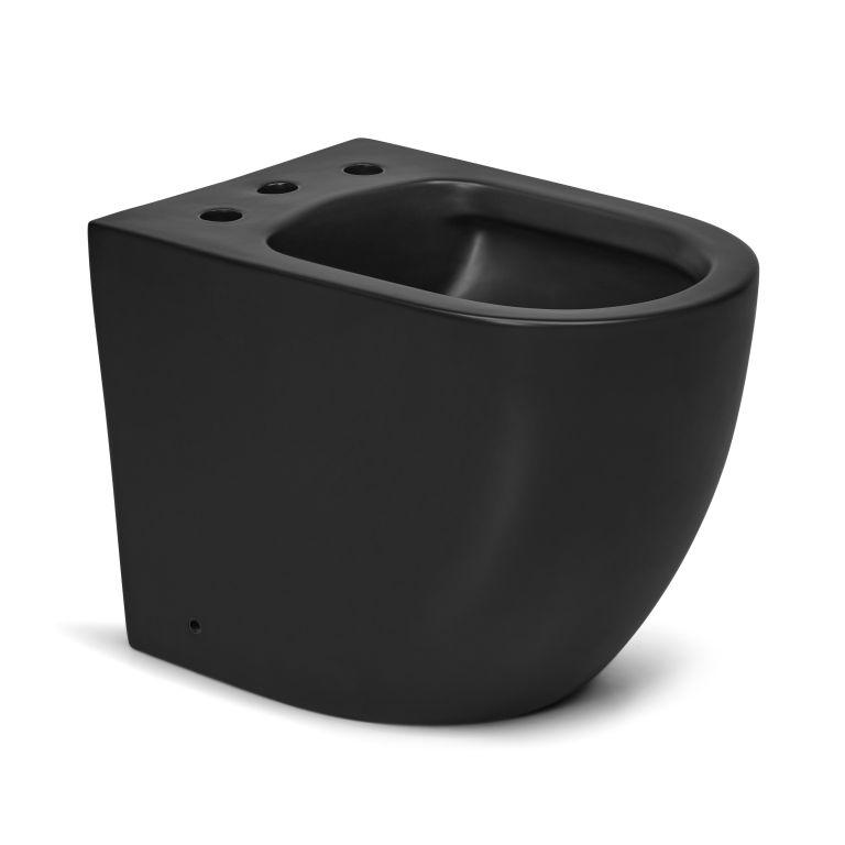 Bidet Peirano Stone de 3 Agujeros Sanitario Baño Negro BID104N-3