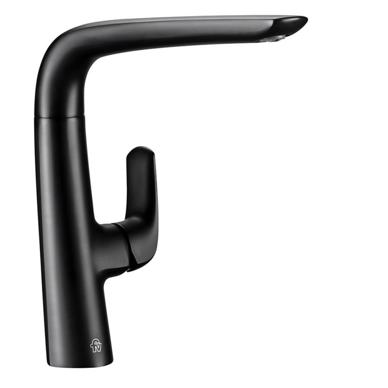 Griferia Fv Epuyen Cocina Mesada Monocomando Negro 0411.04/L2-NG