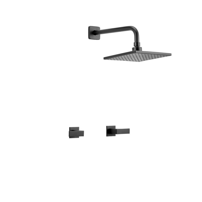 Griferia Piazza Level Ducha De Embutir sin transferencia Negro 21207NE