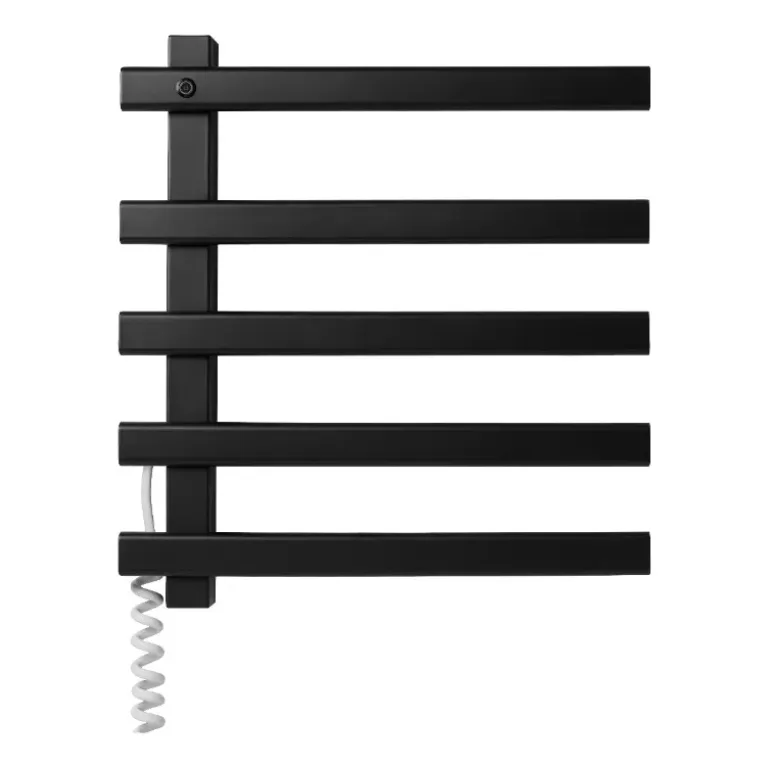 Toallero Electrico Atrim Jet 53 X 48 Negro Mate Coco 1130+