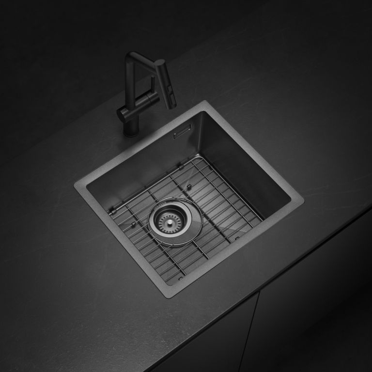 Bacha Pileta Johnson Signature Enkel 45 Black Nano PVD SE45GB - Imagen 4