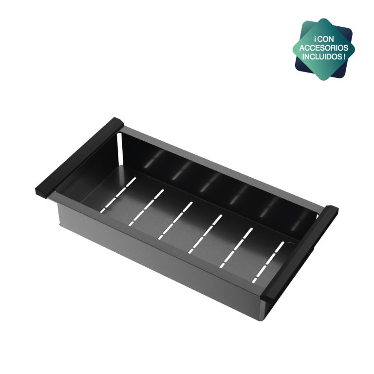 Bacha Pileta Johnson Signature Enkel 45 Black Nano PVD SE45GB - Imagen 6