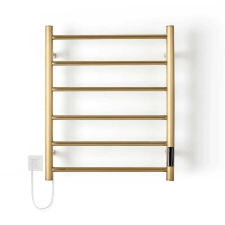 Toallero Eléctrico Atrim Coco Flow Oro Mate 50x60x12cm COCO-1111+