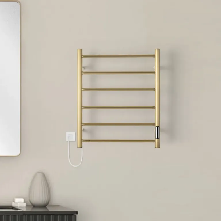 Toallero Eléctrico Atrim Coco Flow Oro Mate 50x60x12cm COCO-1111+ - Imagen 3