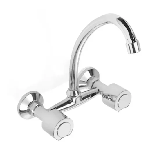 Griferia Piazza Optima Cocina Pared Cromo 31211