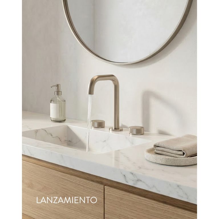 Griferia Peirano Fabric Niquel Lavatorio Mesada 60-100NI - Imagen 3