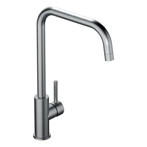Griferia Fv Mauna Cocina Mesada Acero Inoxidable 0411.04/g8-ai