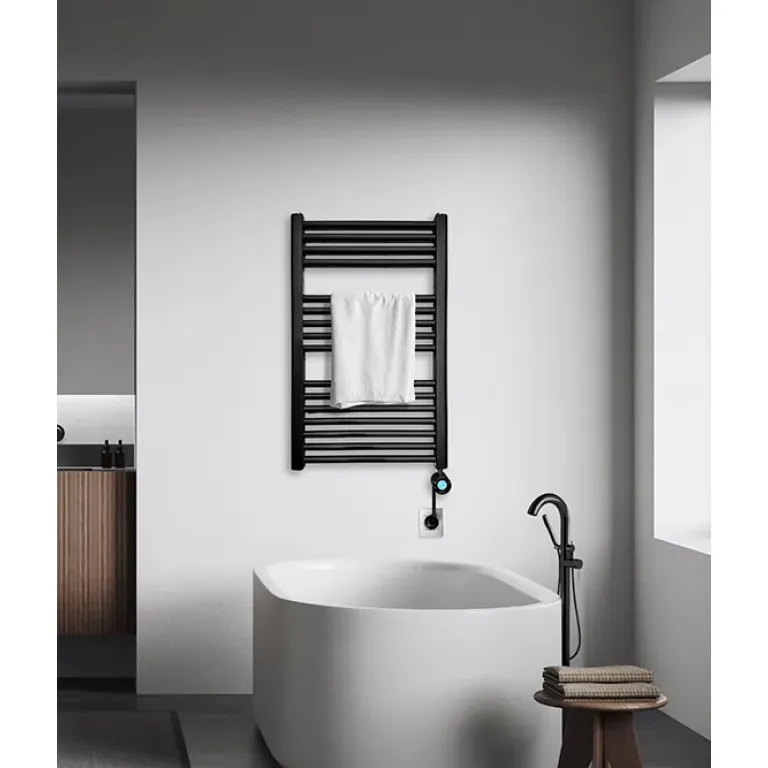 Toallero Peisa Domino Eléctrico Negro D80 10001806 - Imagen 3