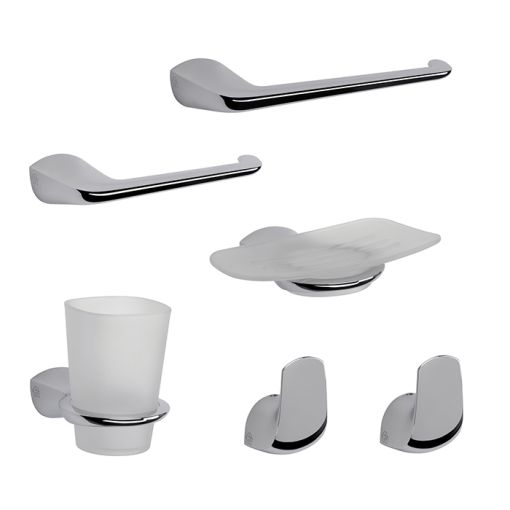 Juego de accesorios FV Epuyen cromo de 6 piezas 0179.06/L2-CR