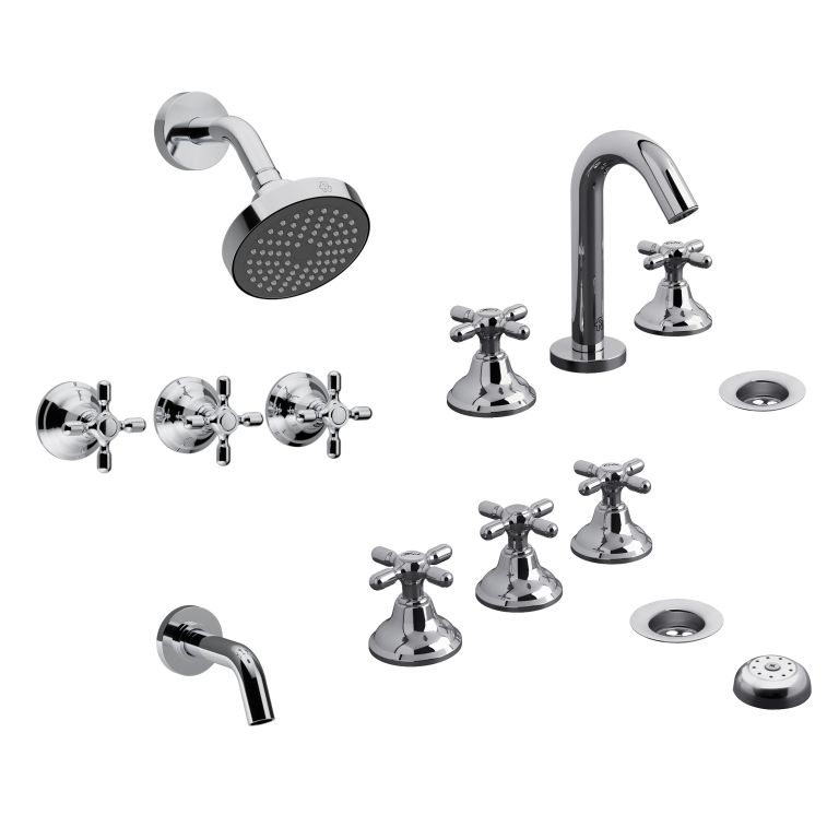 Kit de Griferias FV Newport Plus cromo 0900.03/B2P