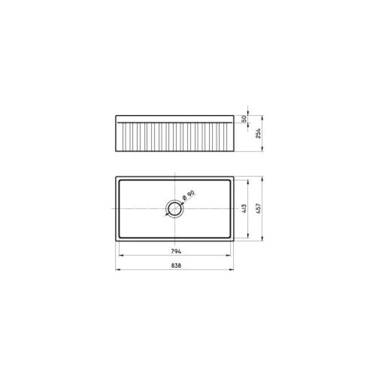 Bacha Ferrum Country Grande Cocina Reversible Pc8sr-b - Imagen 6