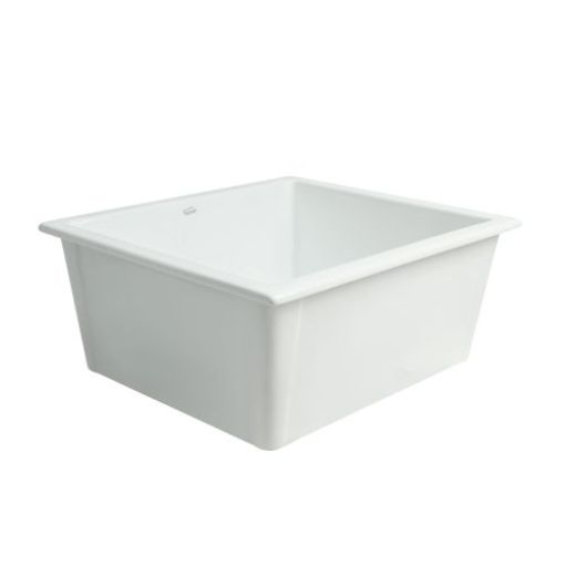 Bacha Ferrum Country Cocina Simple Blanca Pc5qs-b