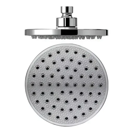 Flor De Ducha Latyn Pvc Cromo 15 Cm Anticalcarea Lb5702