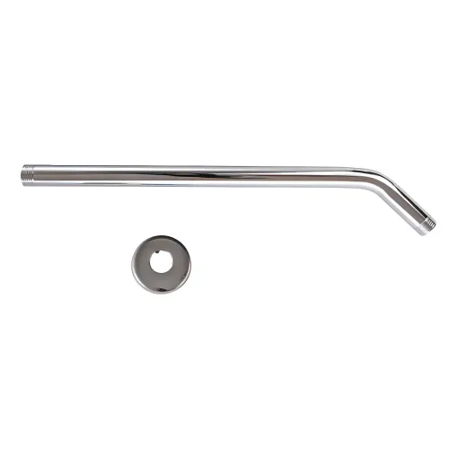 Brazo De Lluvia Latyn Acero Inox 1/2x30cm 45 Grados Lb5706