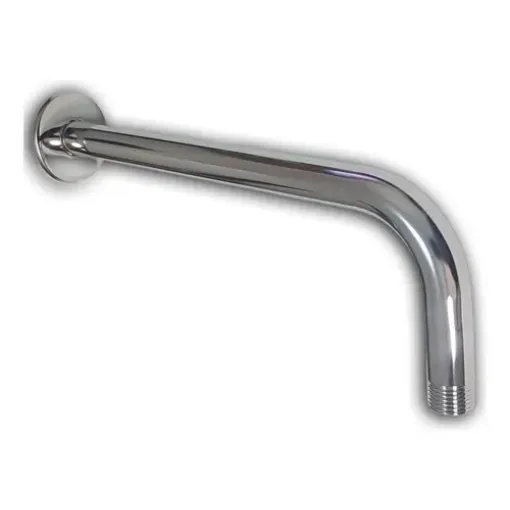 Brazo De Lluvia Latyn De Acero Inoxidable Con Roseta 90º X 45cm Cromo LB5709