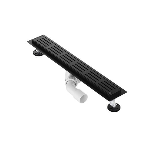 Desague Rejilla Lineal Fv Ranuras 0351.01.6-NG Negro Mate