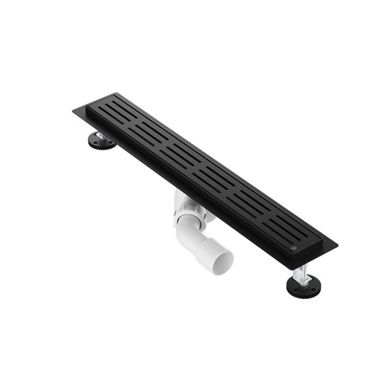 Desague Rejilla Lineal Fv Ranuras 0351.01.6-NG Negro Mate