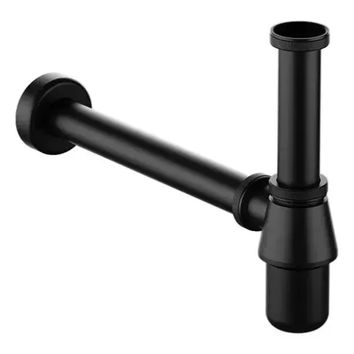 Descarga Lavatorio Con Sifon Fv Black 0242-NG