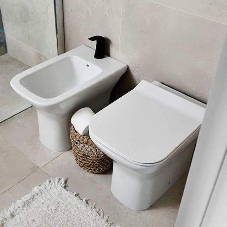 Bidet De 1 Agujero Ferrum Temple Blanco Bba1x-b - Imagen 3