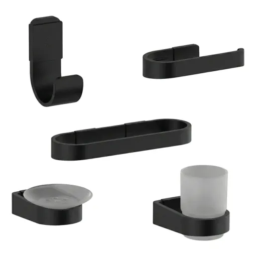 Juego Set De Accesorios Fv Armonía 5 Piezas Negro 0179.05/M8-NG