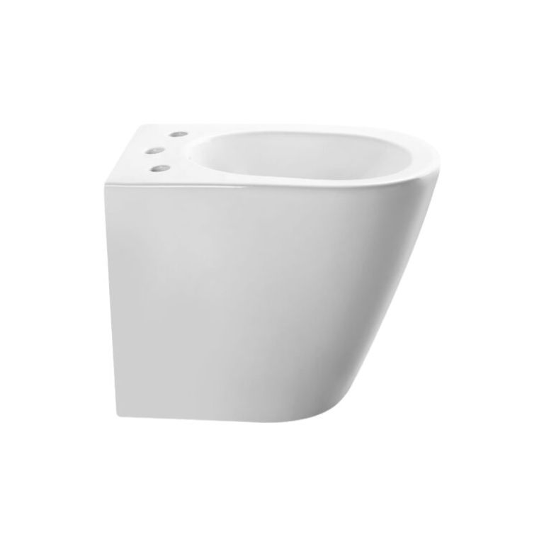 Combo Piazza Padova Inodoro Largo con Depósito y Asiento Cierre Suave + Bidet de 3 Agujeros - Imagen 4