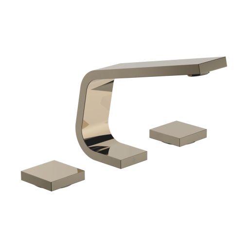Grifería Fv Chaltén Lavatorio Mesada Polished Brass 0207/H4-PB