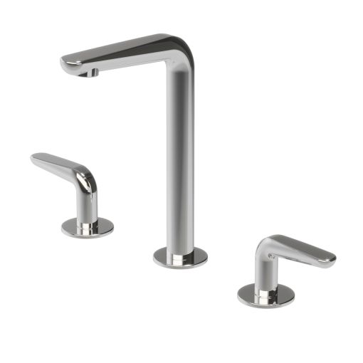 Griferia Vasser Ginko Lever Lavatorio Mesada Cromo 34/1011L