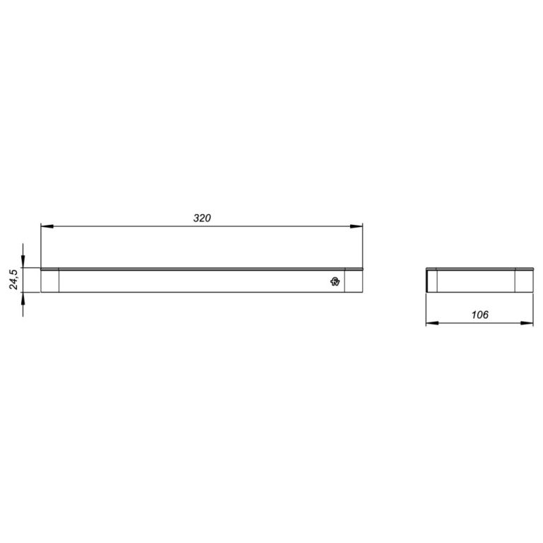 Jabonera Repisa Fv Inox One Acero Inoxidable 0168.01/I1-AI - Imagen 2