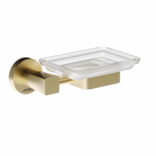 Jabonera Vasser Zafiro Brushed Gold 12/1859.DO